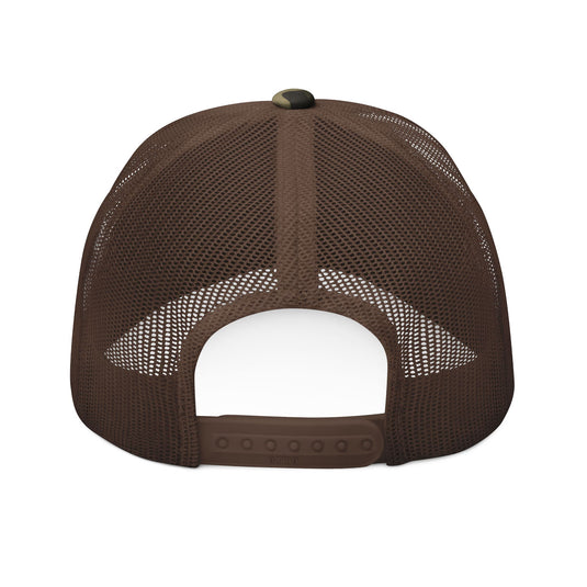 Translation missing: en.Camo/ Brown Embroidered Snapback Trucker