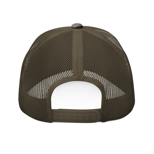 Translation missing: en.Olive Camo Embroidered Snapback Trucker