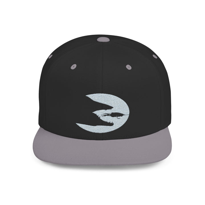Translation missing: en.Black/ Silver Flat Bill Snapback