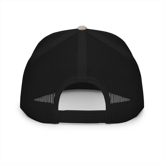 Translation missing: en.Silver/ Black Embroidered Flat Bill Snapback