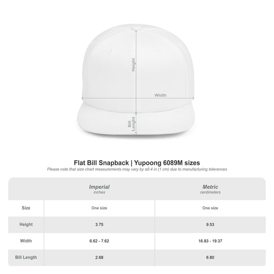 Translation missing: en.Black/ Silver Flat Bill Snapback