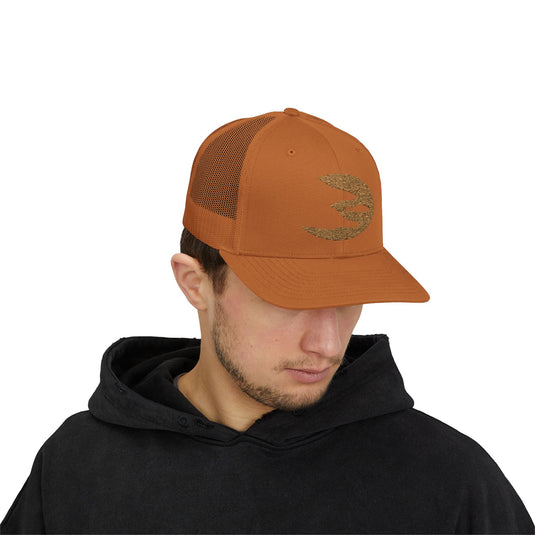 Translation missing: en.Caramel Embroidered Snapback Trucker Hat