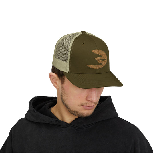 Translation missing: en.Moss/ Khaki Snapback Trucker Hat