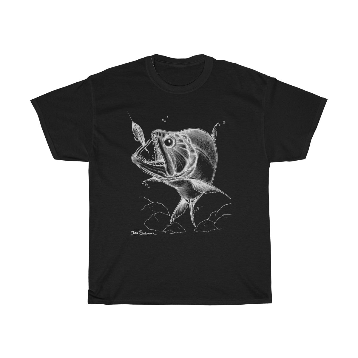 Fishing T-Shirt unisex Heavy Cotton Tee