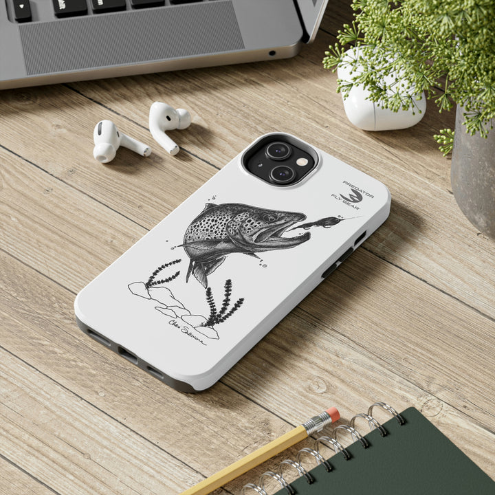 Translation missing: en.Brown Trout Tough Phone Case