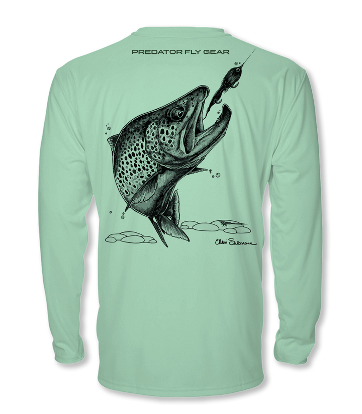 Translation missing: en.Brown Trout Cool Air Series UPF Shirt