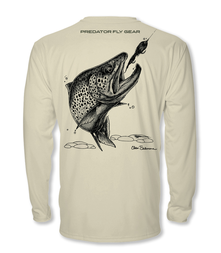 Translation missing: en.Brown Trout Cool Air Series UPF Shirt