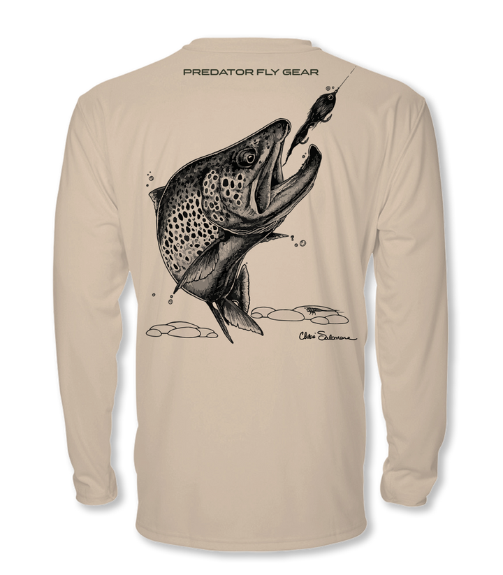 Translation missing: en.Brown Trout Cool Air Series UPF Shirt
