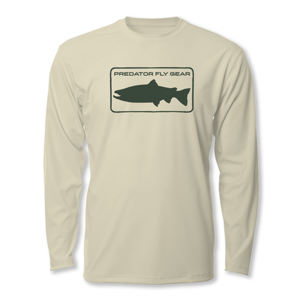 Brown Trout Scale Sleeve Shirt - SurfMonkey - Performance Shirts