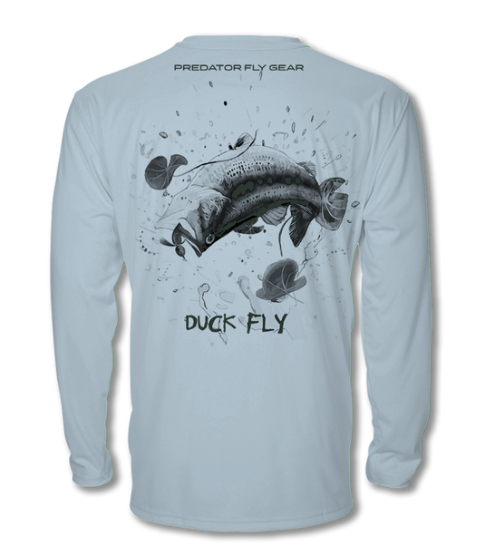Translation missing: en.DUCK FLY Cool Air Series UPF Shirt (b&amp;w)