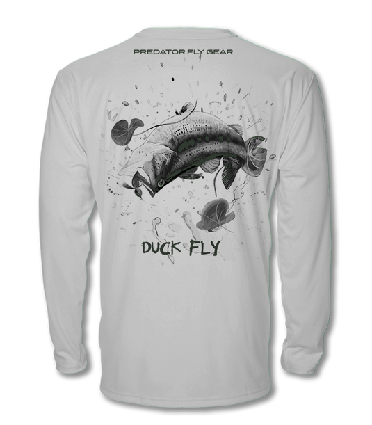 Translation missing: en.DUCK FLY Cool Air Series UPF Shirt (b&amp;w)