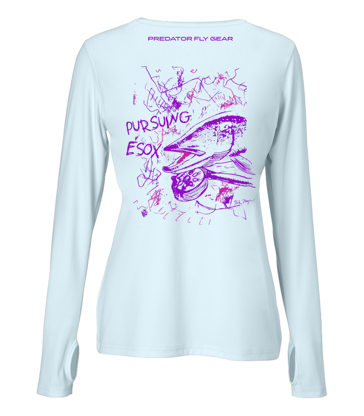 Translation missing: en.Womens PURSUING ESOX Performance Shirt, Northern Pike