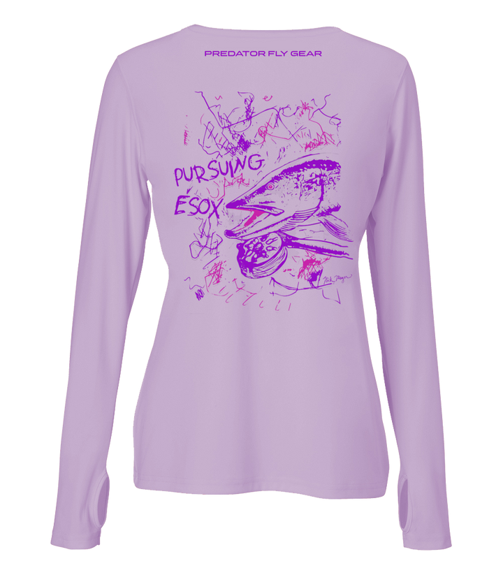 Translation missing: en.Womens PURSUING ESOX Performance Shirt, Northern Pike