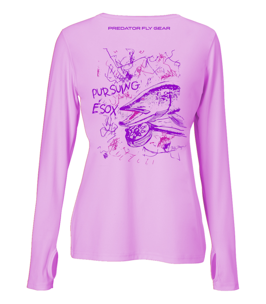 Translation missing: en.Womens PURSUING ESOX Performance Shirt, Northern Pike