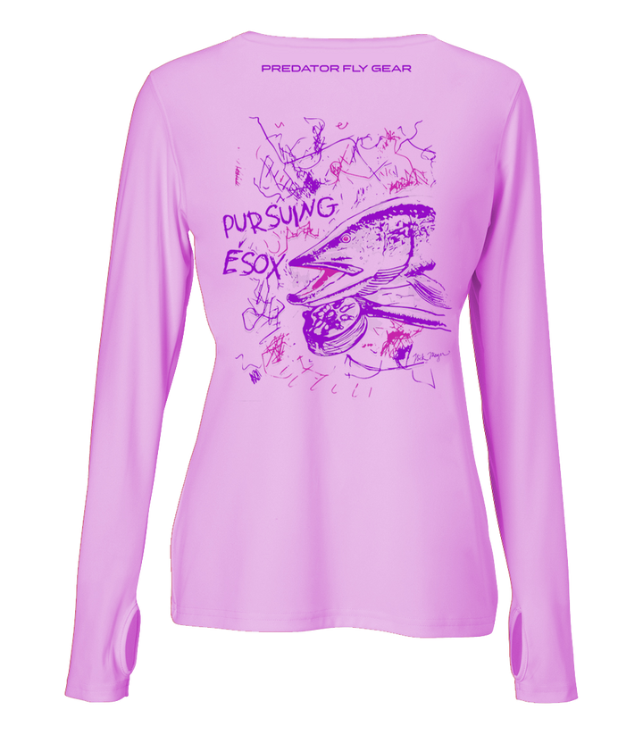 Translation missing: en.Womens PURSUING ESOX Performance Shirt, Northern Pike