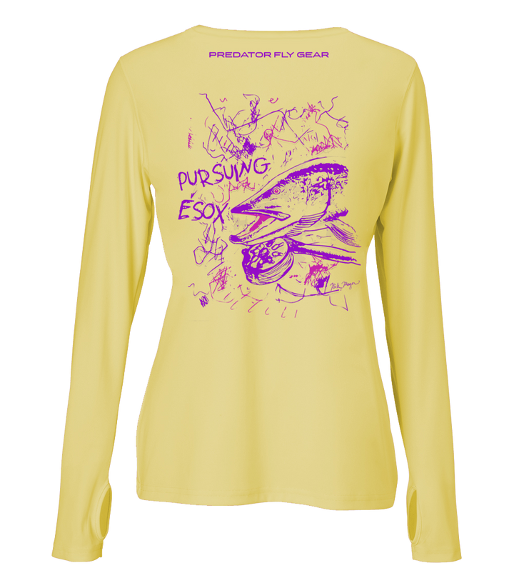 Translation missing: en.Womens PURSUING ESOX Performance Shirt, Northern Pike