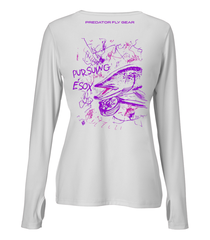 Translation missing: en.Womens PURSUING ESOX Performance Shirt, Northern Pike