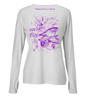 Womens PURSUING ESOX Performance Shirt, Northern Pike