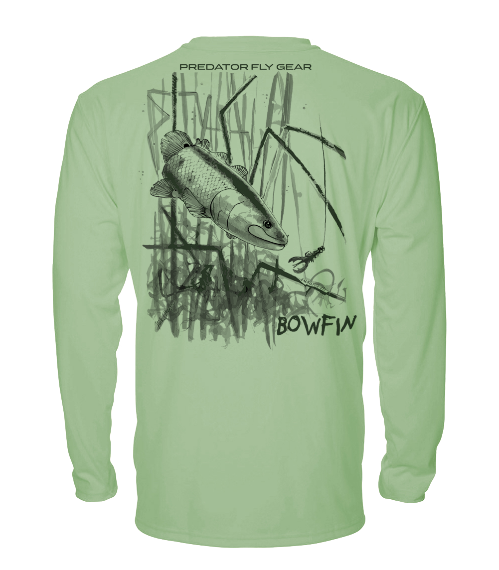 BOWFIN Rugged Series UPF Shirt Predator Fly Gear