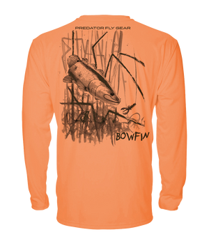 Bowfin Rugged Series UPF Shirt 2XL / Peacock Bass Orange