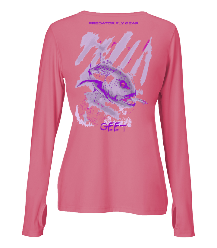 Translation missing: en.Womens GEET Performance Shirt, Giant Trevally