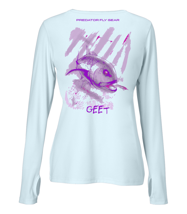 Translation missing: en.Womens GEET Performance Shirt, Giant Trevally