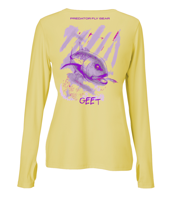 Translation missing: en.Womens GEET Performance Shirt, Giant Trevally