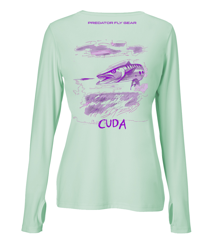 Translation missing: en.Womens CUDA Performance Shirt, Great Barracuda