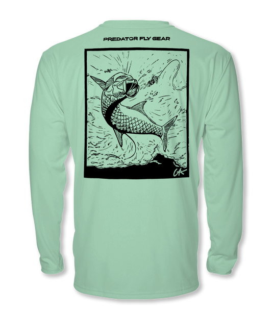 Translation missing: en.Leaping Tarpon Cool Air Series UPF Shirt