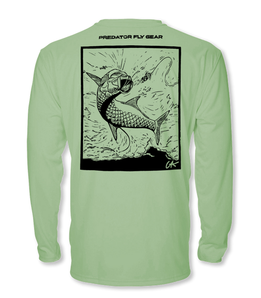 Translation missing: en.Leaping Tarpon Cool Air Series UPF Shirt