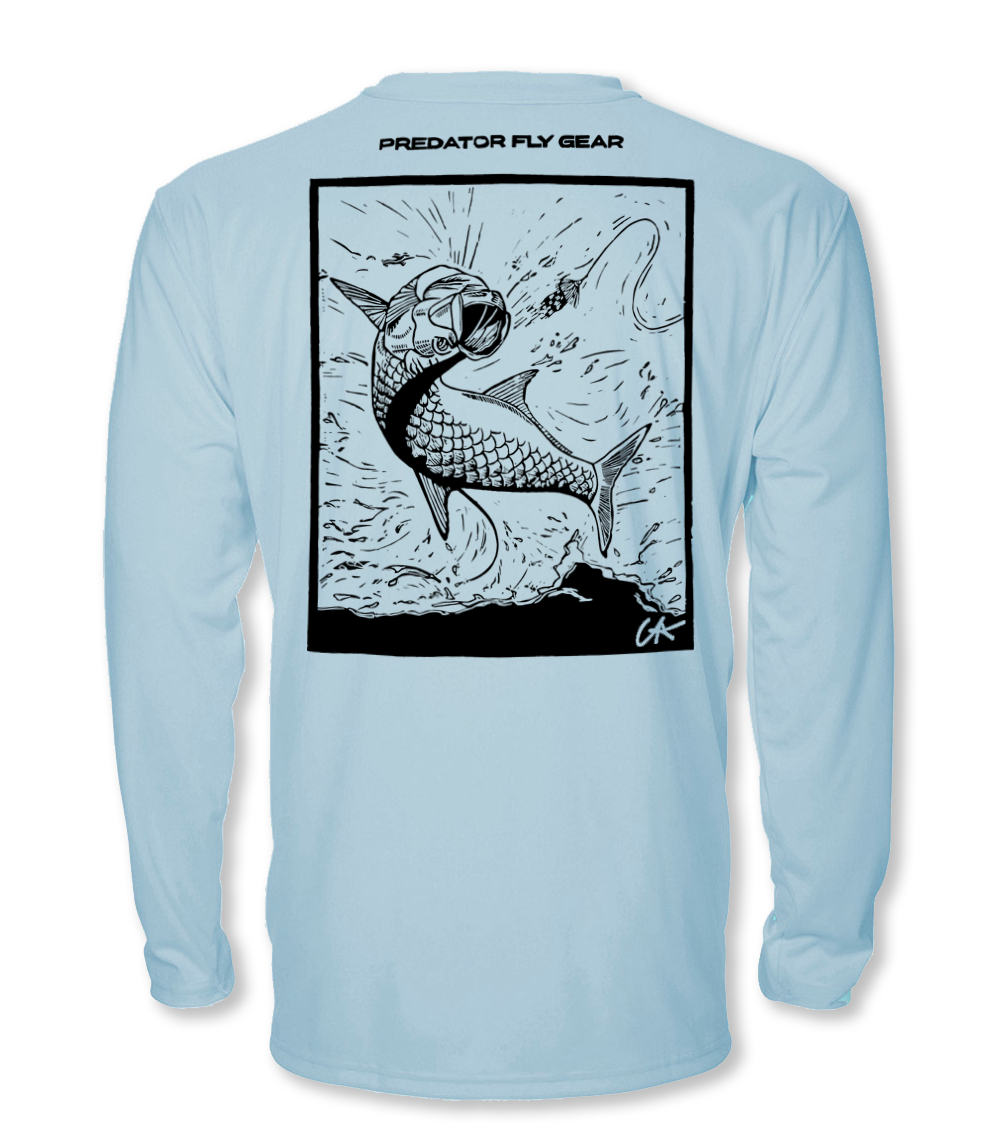 Leaping Tarpon Cool Air Series UPF Shirt