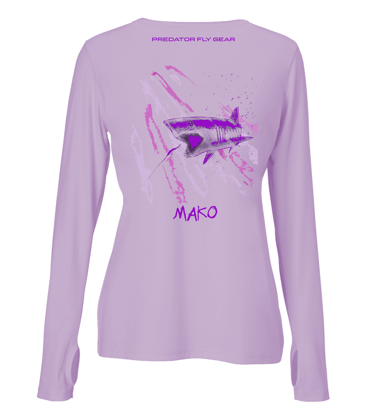 Translation missing: en.Womens MAKO Performance Shirt, Shortfin Mako Shark