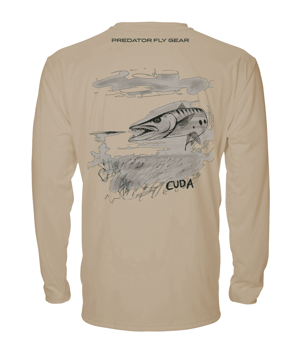 Womens CUDA Performance Shirt, Great Barracuda - Predator Fly Gear