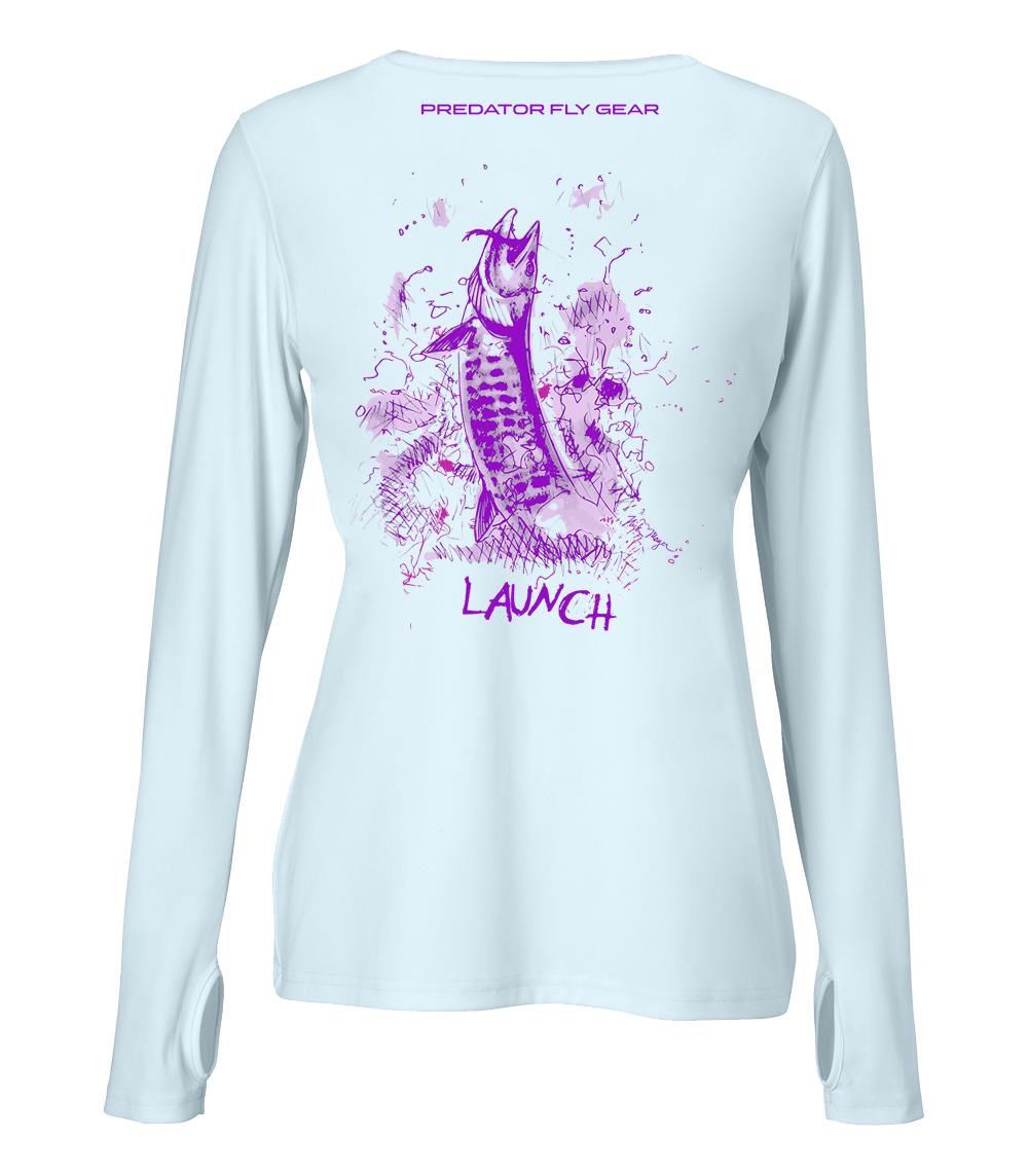 Womens LAUNCH Performance Shirt, Muskie