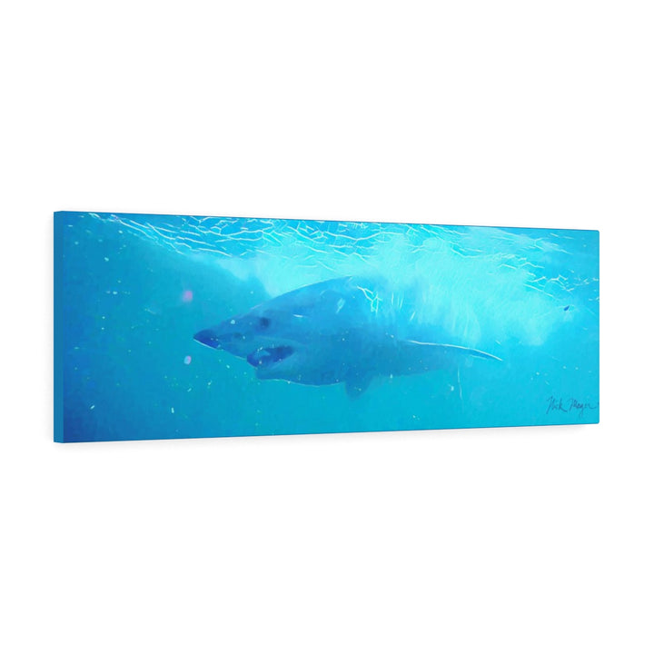 Translation missing: en.Mako Shark, Canvas Gallery Wrap, Bluewater