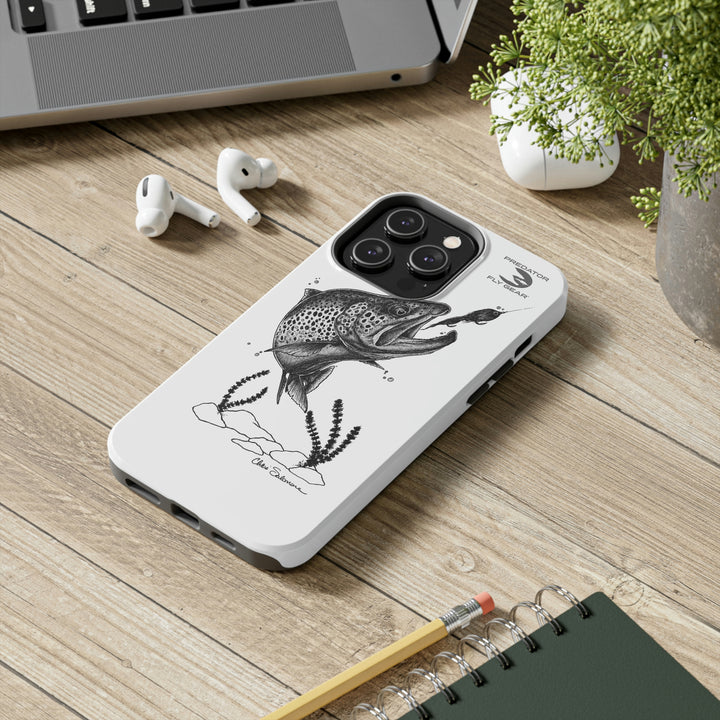 Translation missing: en.Brown Trout Tough Phone Case