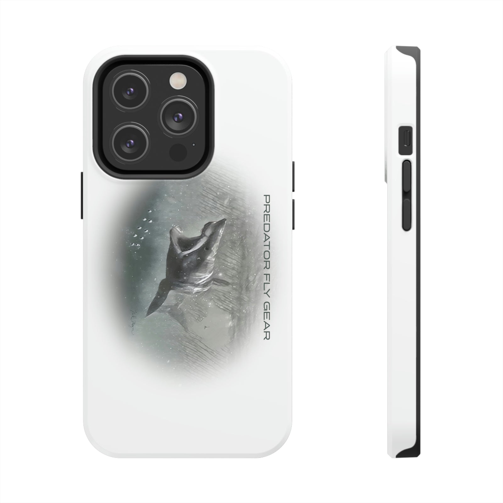 Mako Shark Oval Tough Phone Case